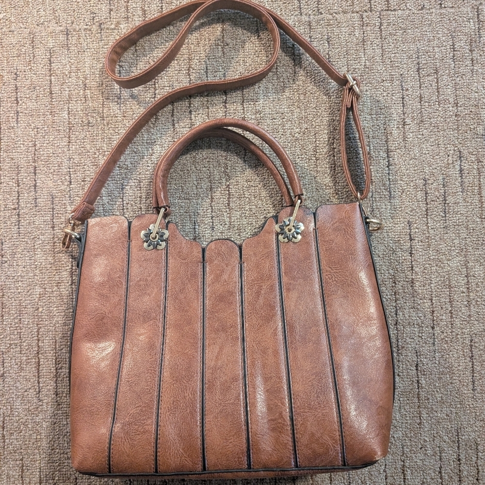Rofozzi Brown Bag With Flower‎ Hardware